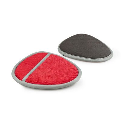Effective Cleaning Red And Blue Car Wash Mitt With ISO-9001 Certification