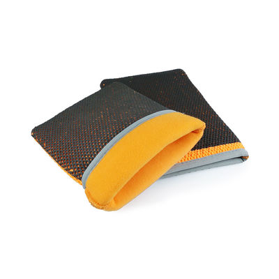 Effective Cleaning Orange Car Clay Mitt For Car Washing And Detailing S M L XL Size