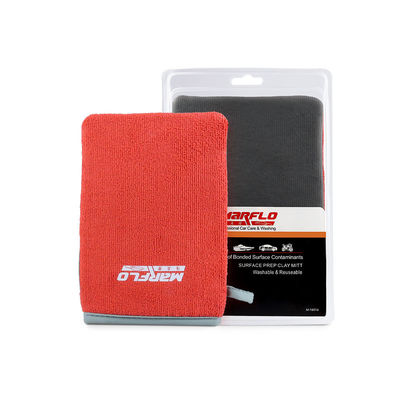 Black Red Clay Wash Mitt With Quick Simple And Secure Service ISO-9001 Certification