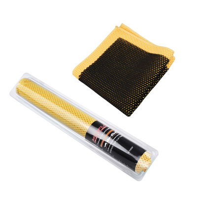 2mm Thickness Microfiber Yellow Car Clay Towel In King Point Grade